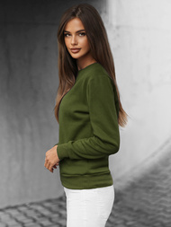 Női pulóver Khaki OZONEE JS/W01Z