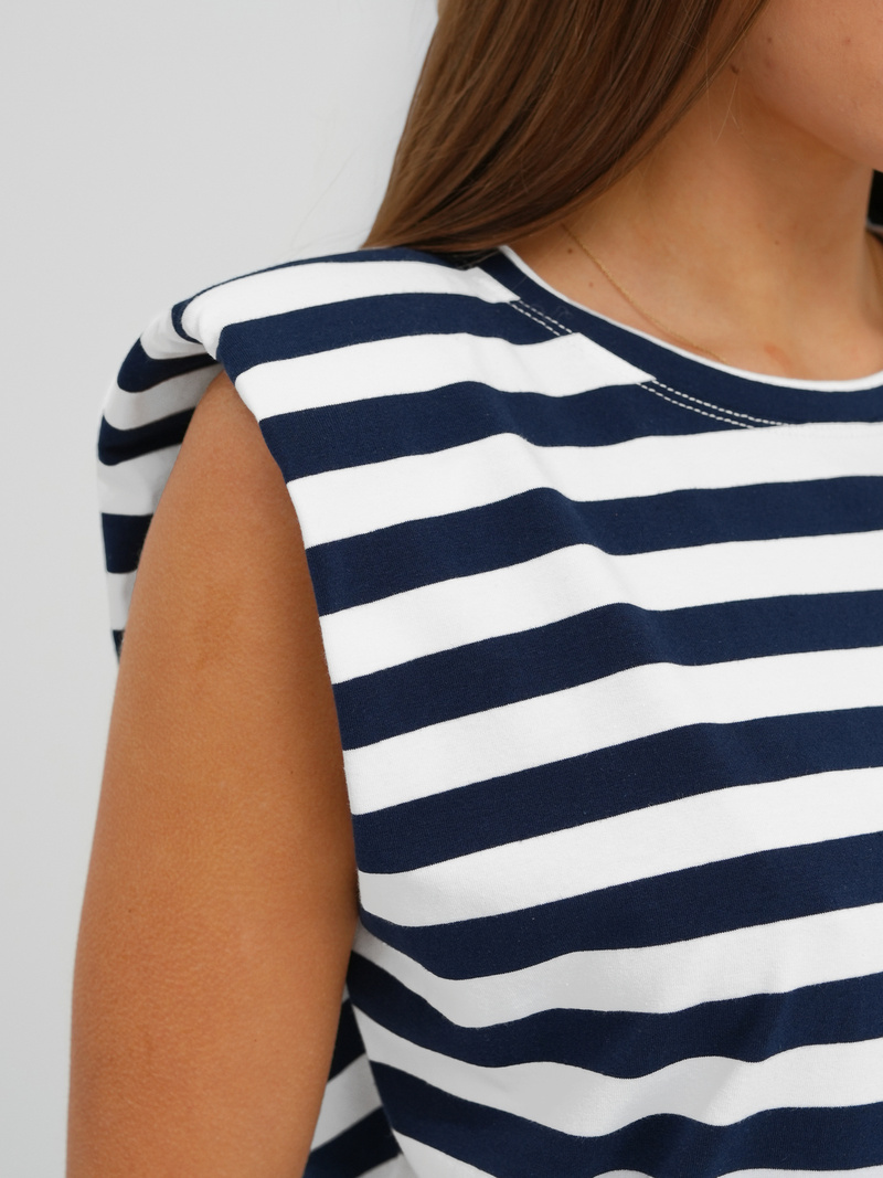 Női polo fehér-gránát OZONEE JS/R61670