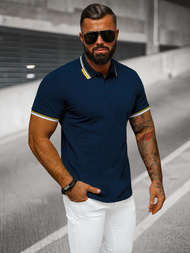 Férfi galléros póló gránát OZONEE O/DA736