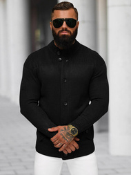 Férfi Pulóver Fekete OZONEE NB/MM6011/4Z