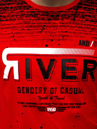 Férfi póló Piros OZONEE JS/SS10960