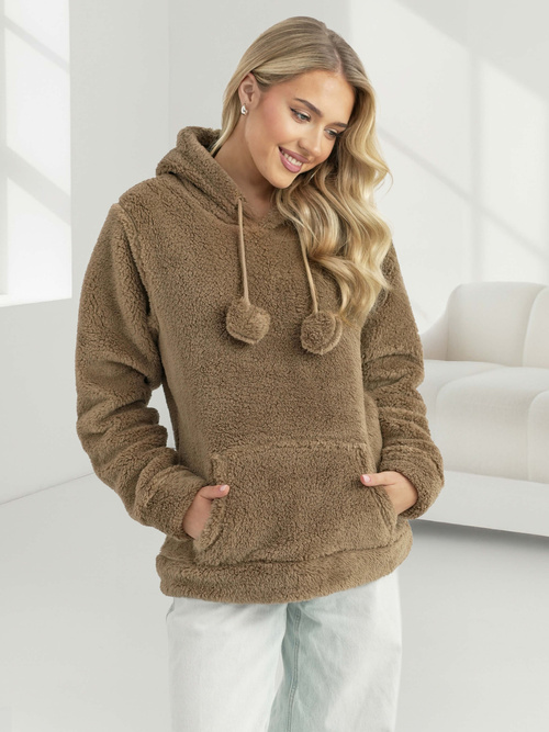 Női kapucnis pulóver Camel OZONEE JS/HH192/157