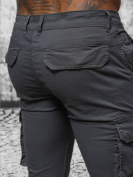 Férfi nadrág chino jogger grafit OZONEE NB/MP0202GS