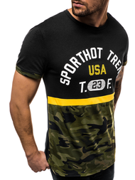 Férfi póló Fekete OZONEE JS/SS10983