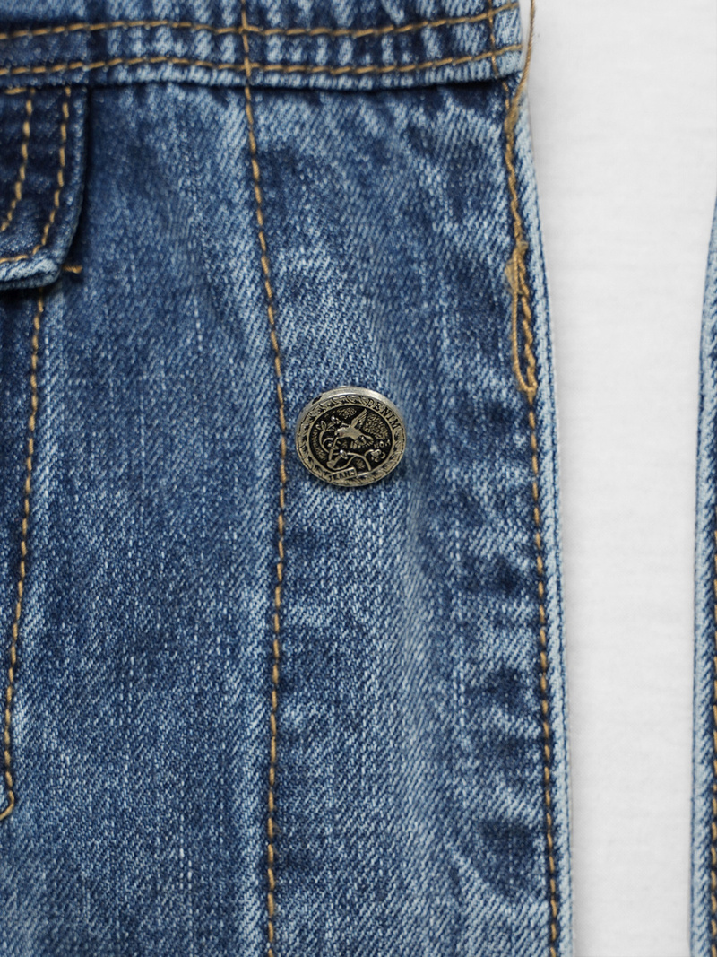 Férfi farmer dzseki kék OZONEE NB/MJ505B