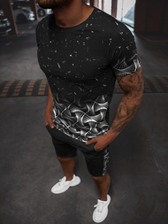 Férfi Szabadidő Együttes Fekete-Ezüst OZONEE O/HM751