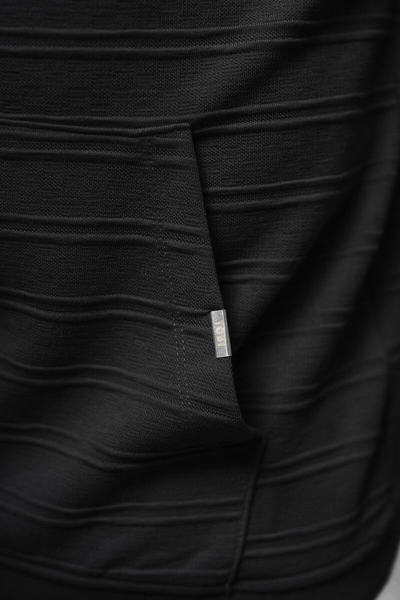 Férfi kapucnis felső fekete OZONEE O/TB2272