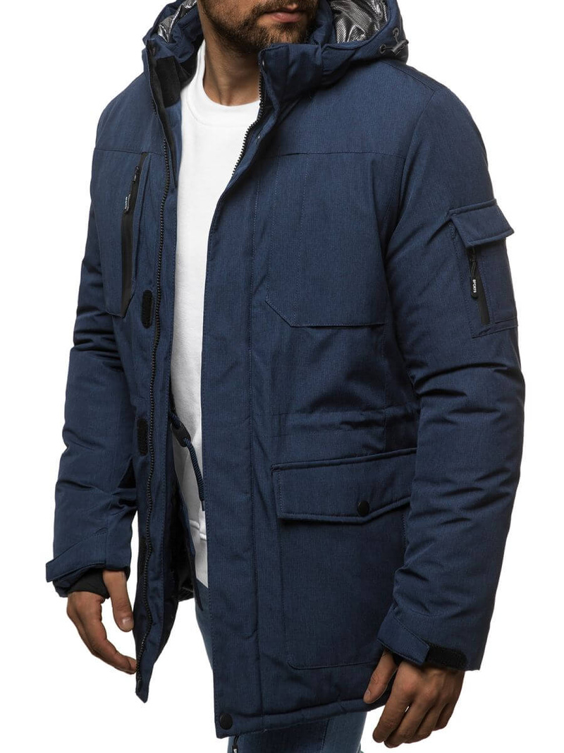 Férfi téli kabát gránát OZONEE O/9803