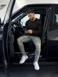 Férfi farmer nadrág kék OZONEE O/EM8886Z