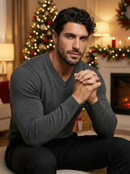 Férfi Pulóver Grafit OZONEE NB/MMB601/3Z