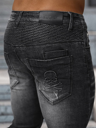 Férfi farmer nadrág fekete OZONEE NB/MP0070N