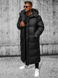 Férfi téli kabát fekete OZONEE O/M3202