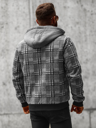 Férfi kabát szürke OZONEE O/3A58