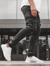 Férfi nadrág Fekete OZONEE G/1081