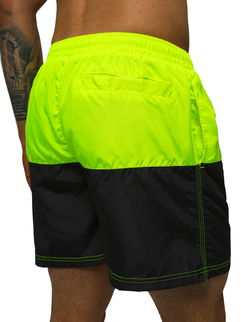 Férfi Fürdőnadrág Sárga-Fekete OZONEE JS/HM056