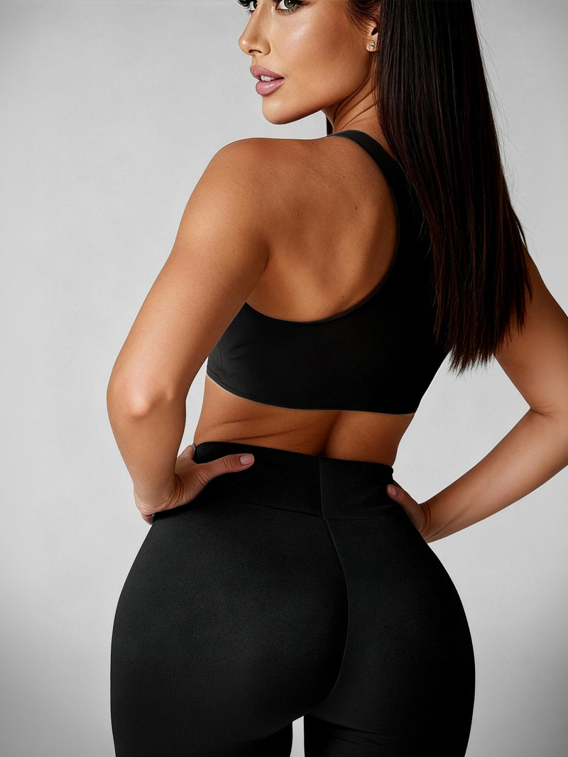 Női leggings fekete OZONEE JS/YW06011/1Z