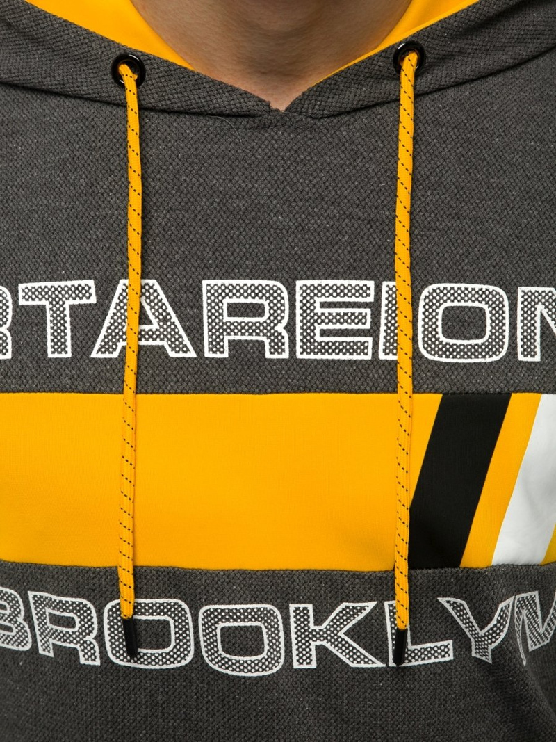 Férfi Melegítő felső Grafit OZONEE JS/DD20131