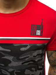 Férfi póló Piros OZONEE JS/SS10979