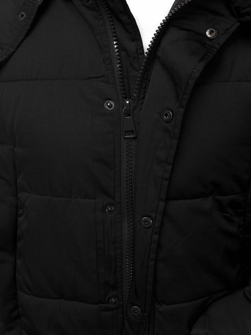 Férfi téli kabát fekete OZONEE JD/336