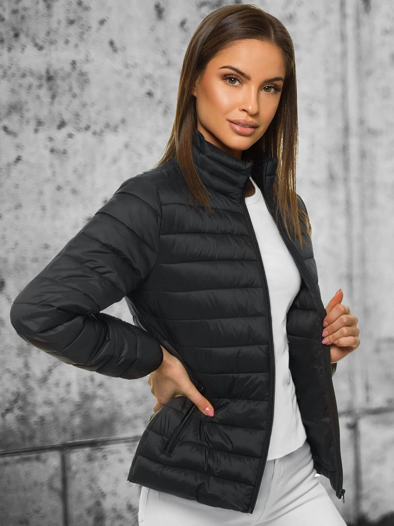 Női dzseki Fekete OZONEE JS/M20311/392