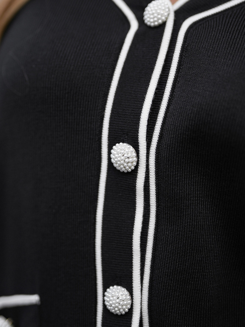 Kétrészes női tréning szett fekete OZONEE JS/26C8802/3