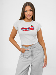 Női polo szürke OZONEE JS/R62744