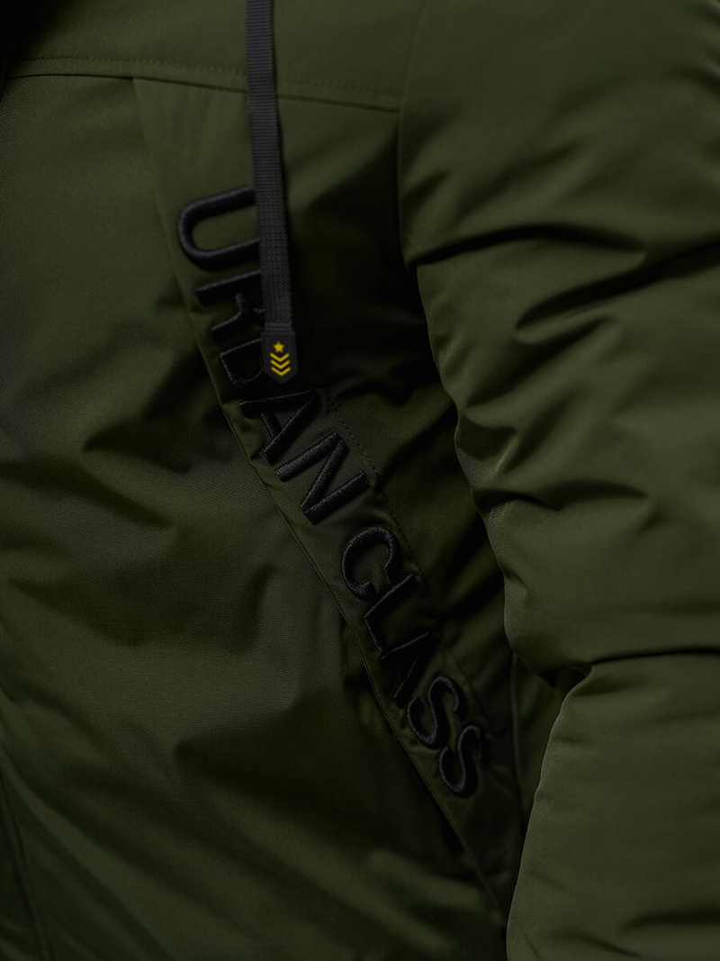 Férfi Steppelt Kabát Zöld OZONEE JS/27M8100