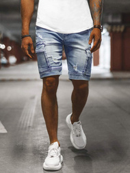 Férfi Rövidnadrág Világos-Kék OZONEE NB/MP0039BCZ