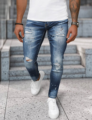 Férfi farmer nadrág sötét-kék OZONEE NB/MP0170BS