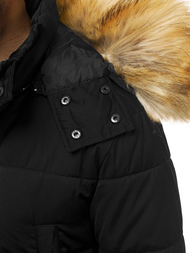 Férfi téli kabát fekete OZONEE JD/336