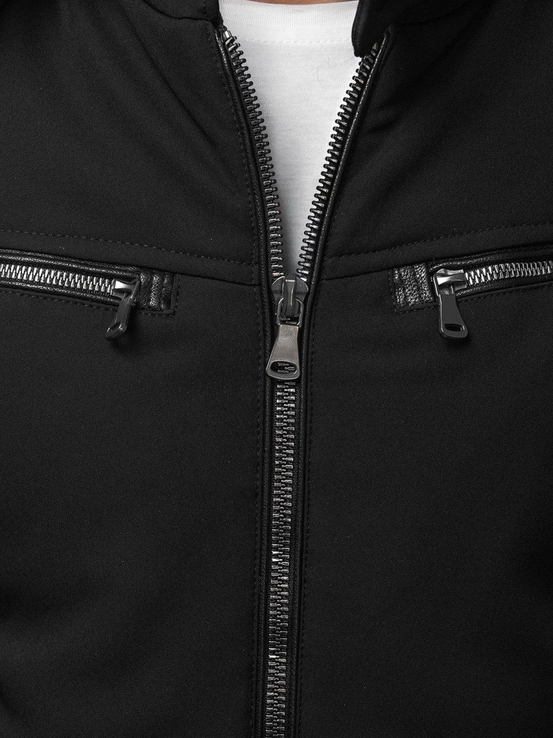 Férfi téli kabát fekete OZONEE O/99101Z