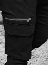 Férfi nadrág jogger fekete OZONEE O/G3043
