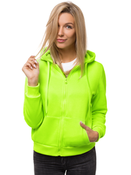 Női Melegítő Felső Zöld neon OZONEE JS/W03